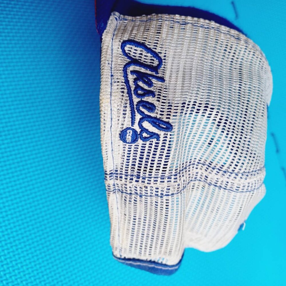 Aksels Colorado Limited Royal Blue Snapback Trucker Cap Hat Red C Logo - Picture 4 of 9